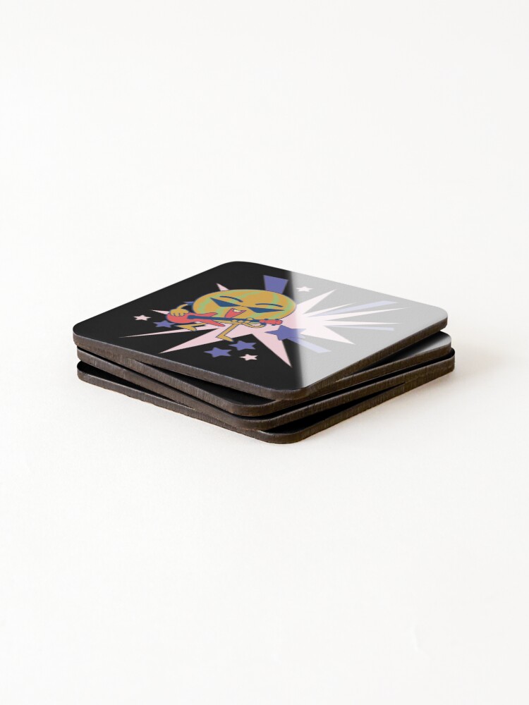 Thumbnail 4 of 5, Coasters (Set of 4), SANDI ROCK designed and sold by stickersrafisa.