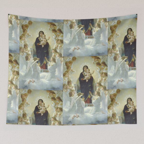 Item preview, The Virgin With Angels - William-Adolphe Bouguereau  designed and sold by RBEnt.