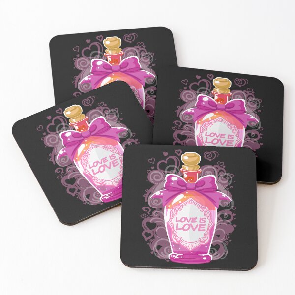 Item preview, Lesbian Love - LGBTQIA Potion Bottle designed and sold by Geobat.
