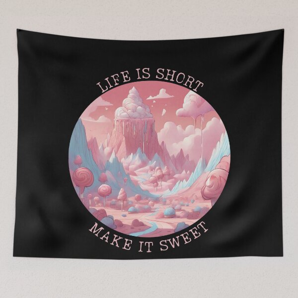 Item preview, Surreal Dessert Dreamland Whimsical Landscape Art designed and sold by ChicTrendz.