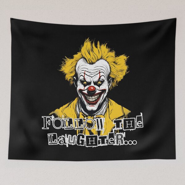 Item preview, Creepy Clown - Follow The Laughter designed and sold by letsgetinspired.