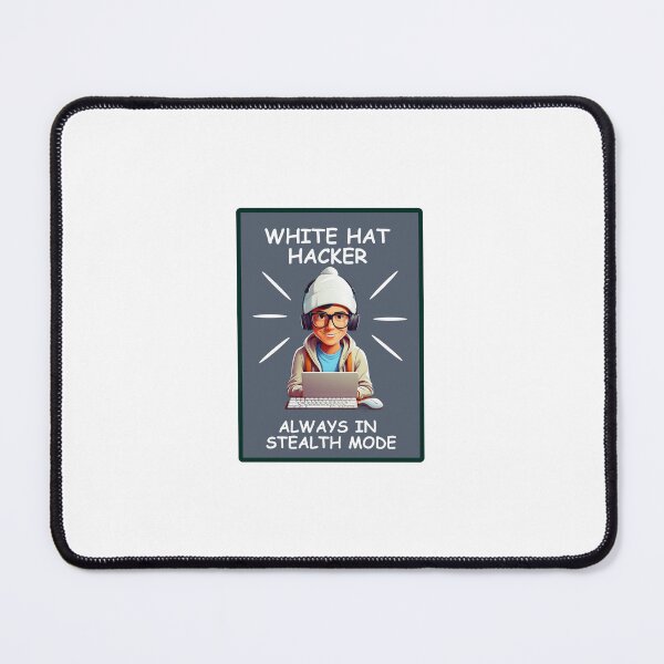 Item preview, Computer Hacker - White Hat - Stealth Mode Graphic designed and sold by WhiteGothic.