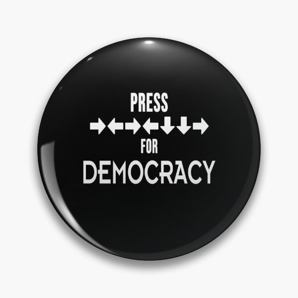 Item preview, Stratagems code for democracy, videogames funny meme designed and sold by ChaosEdits.