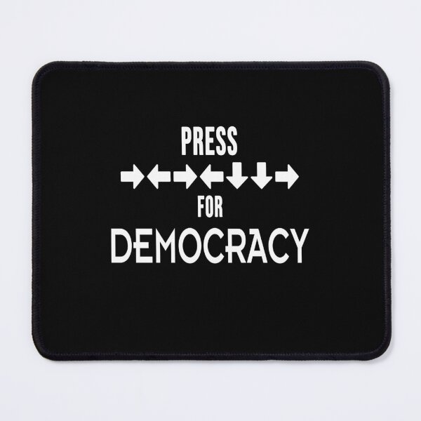 Item preview, Stratagems code for democracy, videogames funny meme designed and sold by ChaosEdits.