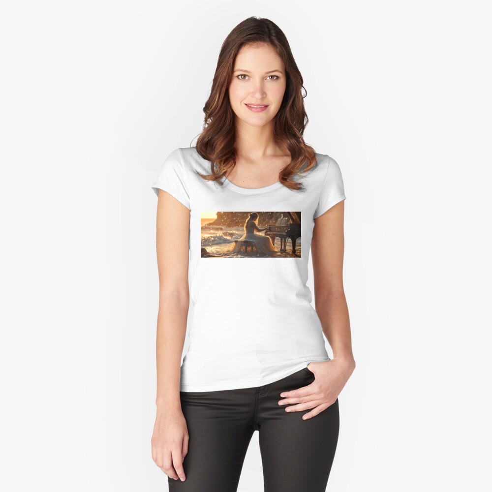Item preview, Fitted Scoop T-Shirt designed and sold by McMuggles.