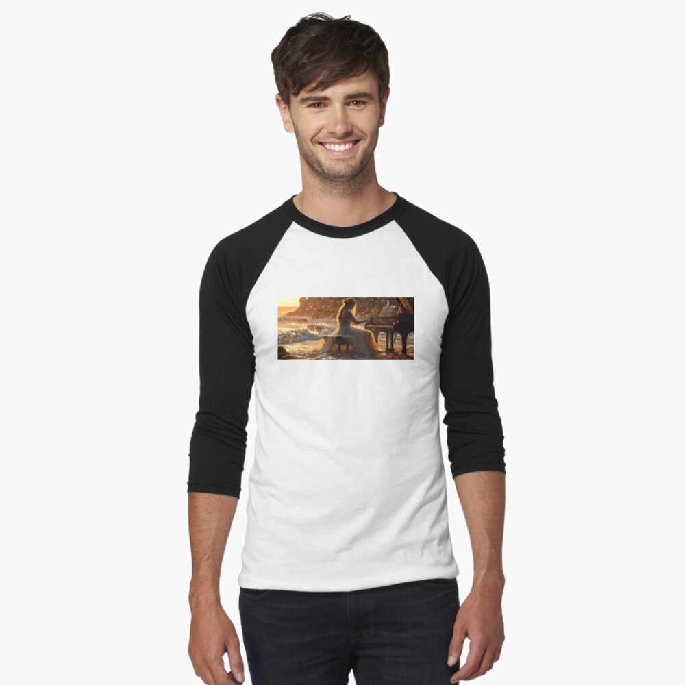 Item preview, Baseball ¾ Sleeve T-Shirt designed and sold by McMuggles.