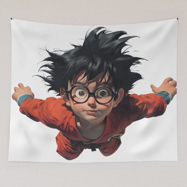 Item preview, Flying Akira Toriyama Very Cute In Glasses designed and sold by DiventCreations.