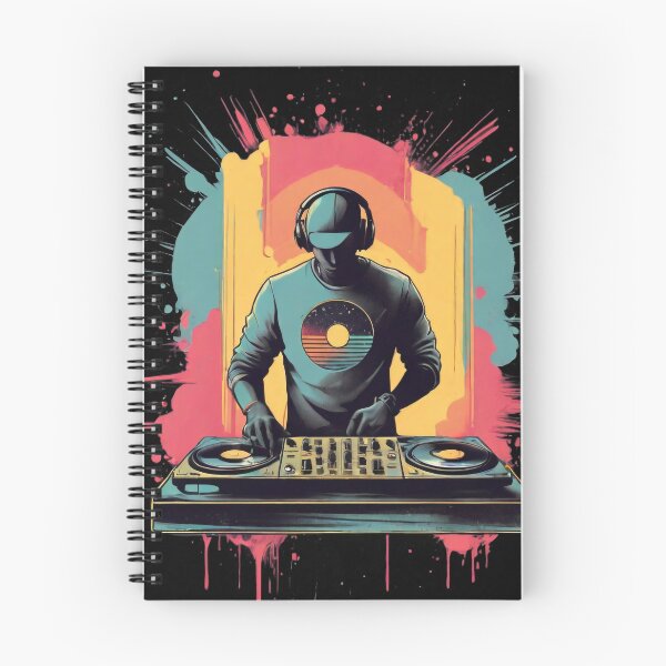 Item preview, Digital Groove: DJ Digital Painting with Splash Effect designed and sold by StellarValor.