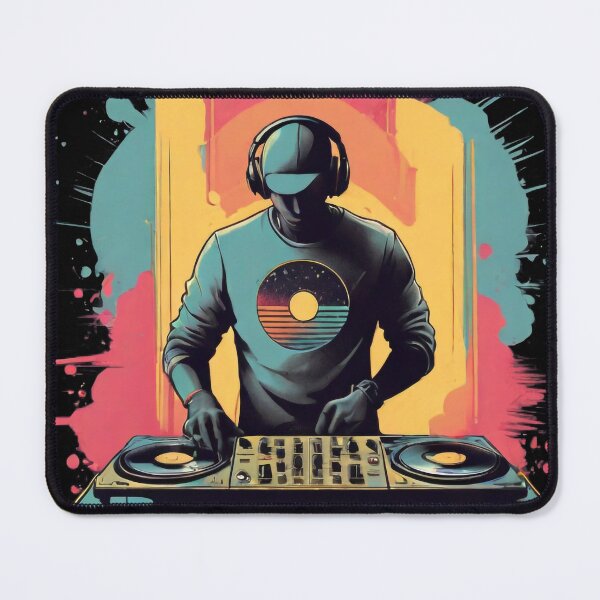 Item preview, Digital Groove: DJ Digital Painting with Splash Effect designed and sold by StellarValor.