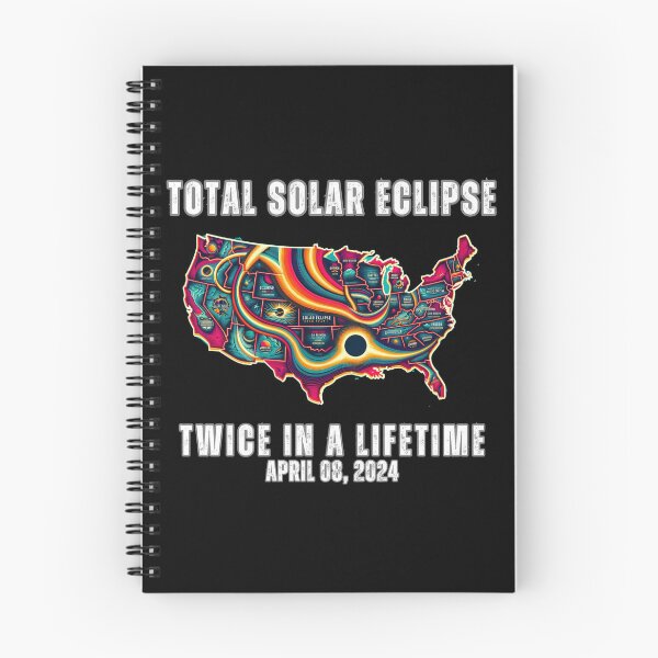 Item preview, Total Solar Eclipse 2024 USA Map,Twice in a lifetime designed and sold by chanyawee.