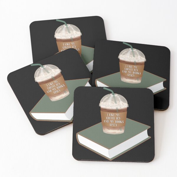 Item preview, I like my coffee icy and my books spicy Gift for Reading Lovers  designed and sold by MateZone.