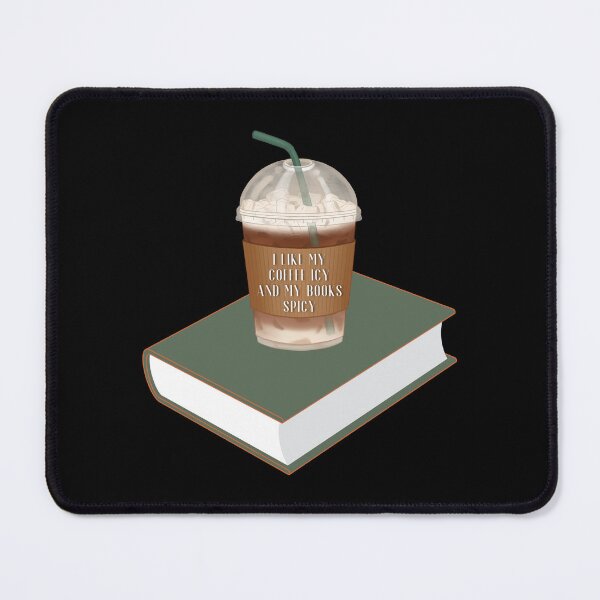 Item preview, I like my coffee icy and my books spicy Gift for Reading Lovers designed and sold by MateZone.