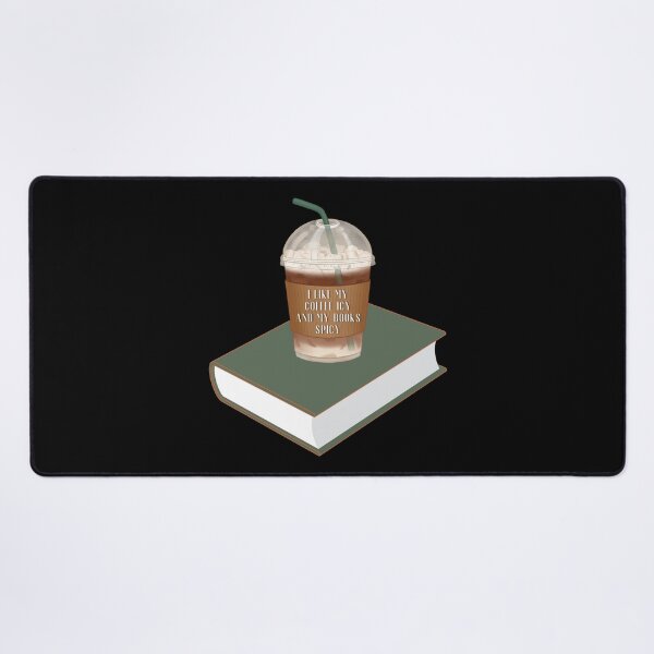 Item preview, I like my coffee icy and my books spicy Gift for Reading Lovers designed and sold by MateZone.