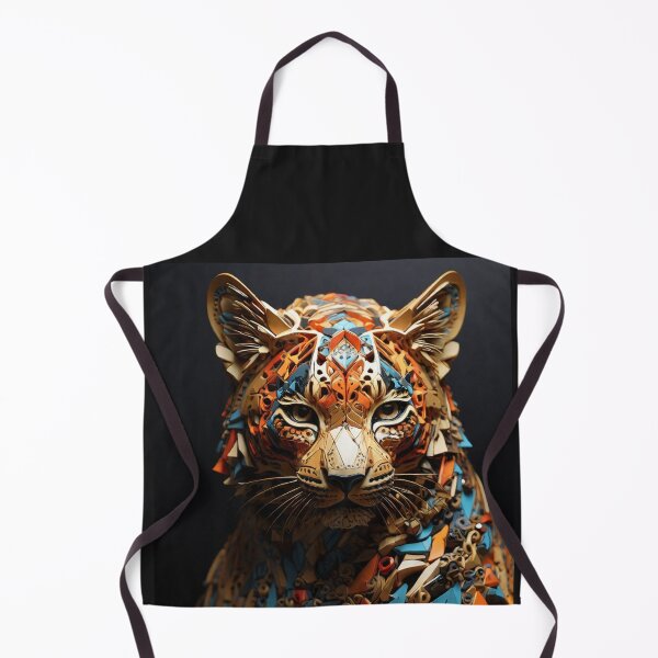 Item preview, Abstract 4D leopard designed and sold by Swingfroglet.