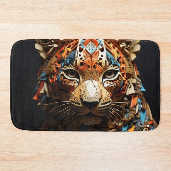 Item preview, Abstract 4D leopard designed and sold by Swingfroglet.