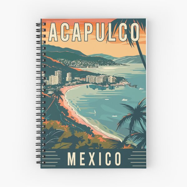 Item preview, Acapulco In Mexico Simple Tropical Travel Art designed and sold by turtlestart.