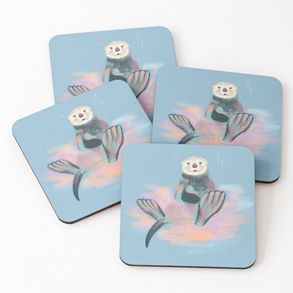 Item preview, Pastel Otter designed and sold by mwindillustrate.