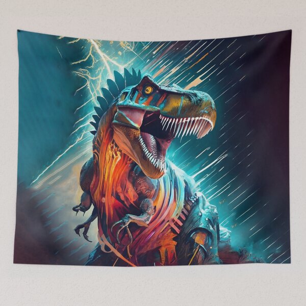 Item preview, Elegant Dinosaur Dance: Hyper-Realistic Artwork designed and sold by MarinaFila.