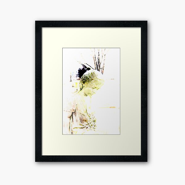 Lillien in Sepia Tones Framed Art Print