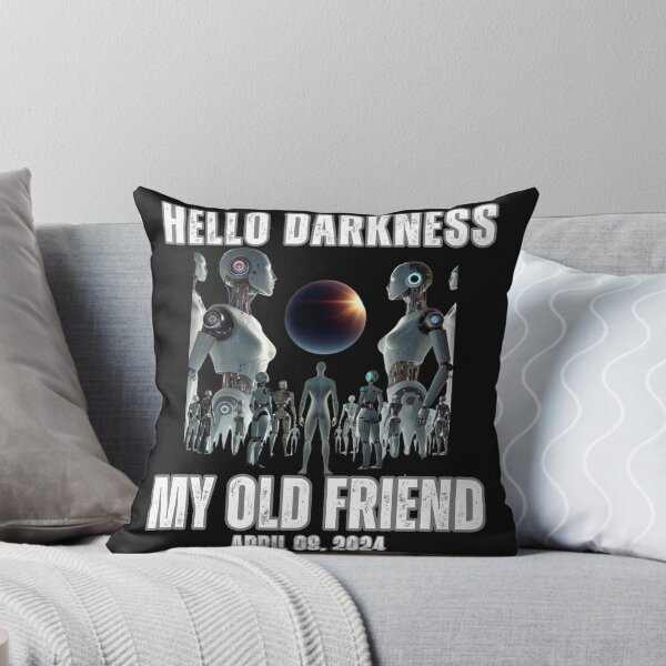 Item preview, Hello darkness my Old friend Total Solar Eclipse 2024 USA  designed and sold by chanyawee.