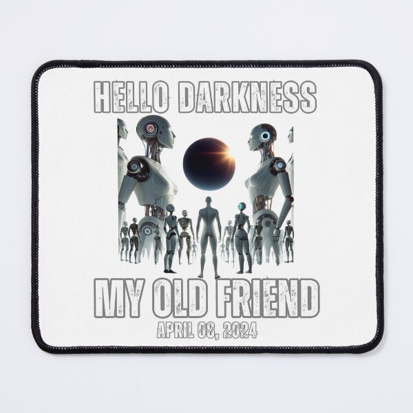 Item preview, Hello darkness my Old friend Total Solar Eclipse 2024 USA  designed and sold by chanyawee.
