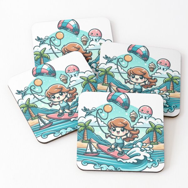 Item preview, Wakeboarding: Cute Wakeboarding girl designed and sold by joabaj.