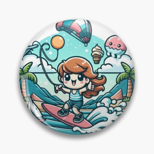 Item preview, Wakeboarding: Cute Wakeboarding girl designed and sold by joabaj.