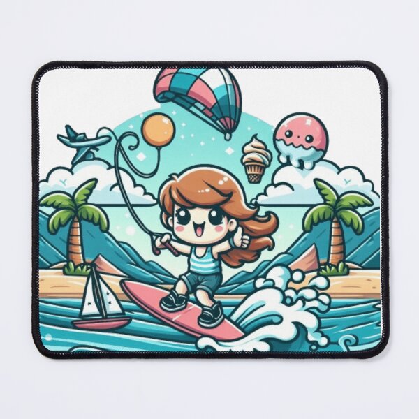 Item preview, Wakeboarding: Cute Wakeboarding girl designed and sold by joabaj.