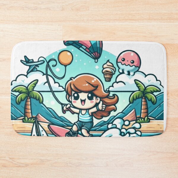Item preview, Wakeboarding: Cute Wakeboarding girl designed and sold by joabaj.