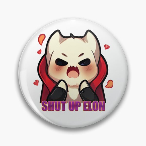 Item preview,  Shut Up Elon Tesla Sticker Design - Bumper Sticker designed and sold by Mehmet Hanifi Ekşi.
