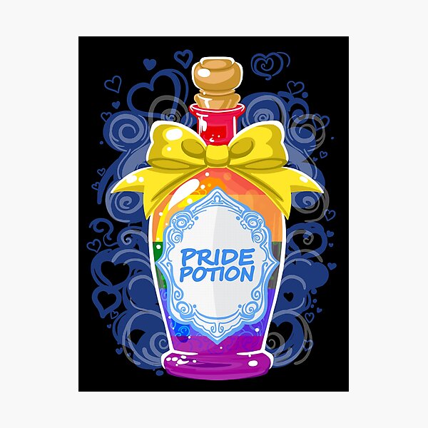 Item preview, Gay Pride - LGBTQIA Potion Bottle designed and sold by Geobat.