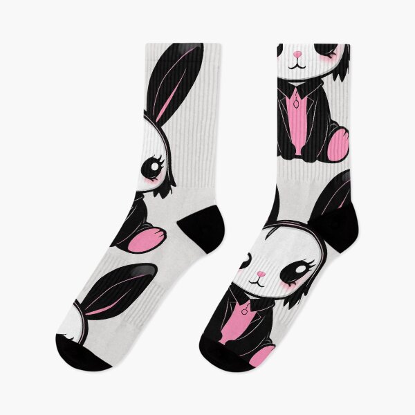 Item preview, Pink Emo Girl Style Easter Bunny designed and sold by MadnessEnvelope.