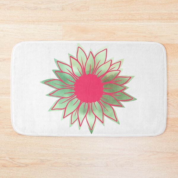Item preview, Pink and Green Flower Outline designed and sold by designlee.