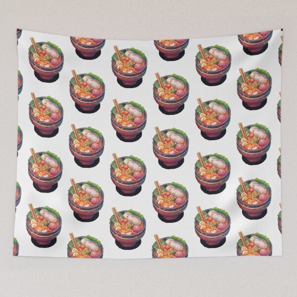 Item preview, Bowl of Vietnamese Pho (5)- Pixel Art designed and sold by octoboobs.