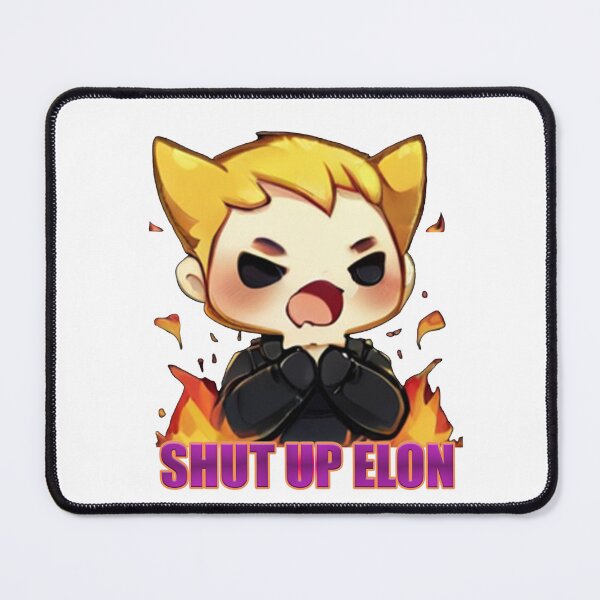 Item preview, Shut Up Elon Tesla Sticker Design - Bumper Sticker designed and sold by Mehmet Hanifi Ekşi.