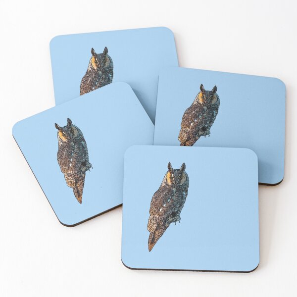 Item preview, Long Eared Owl Black Alternate Design  designed and sold by designsasstultd.