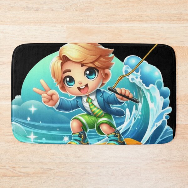Item preview, Wakeboarding: Cute Wakeboarding boy designed and sold by joabaj.