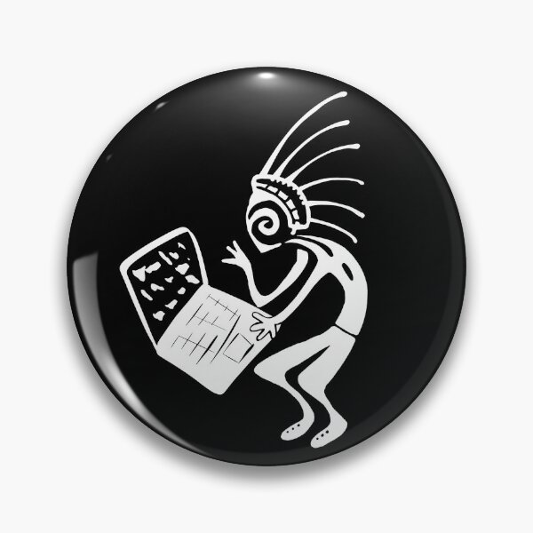 Item preview, Kokopelli laptop white designed and sold by nogamax.