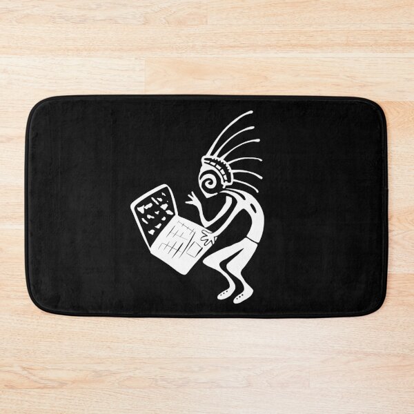 Item preview, Kokopelli laptop white designed and sold by nogamax.