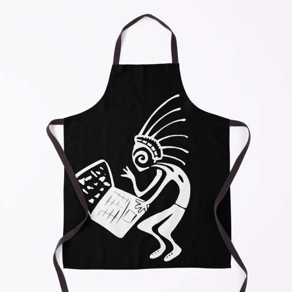 Item preview, Kokopelli laptop white designed and sold by nogamax.