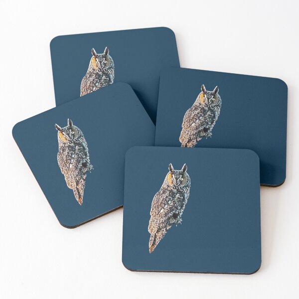 Item preview, Long Eared Owl White Alternate Design  designed and sold by designsasstultd.