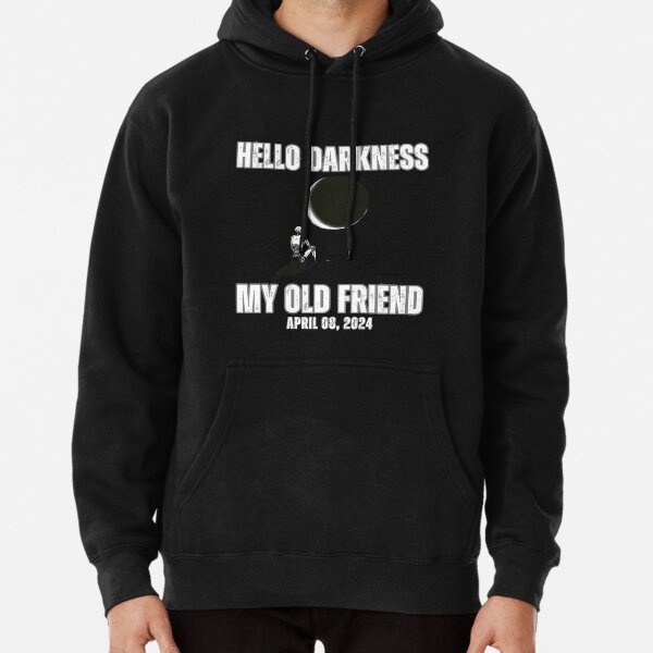 Item preview, Hello darkness my old friend Total Solar Eclipse 2024 USA  designed and sold by chanyawee.