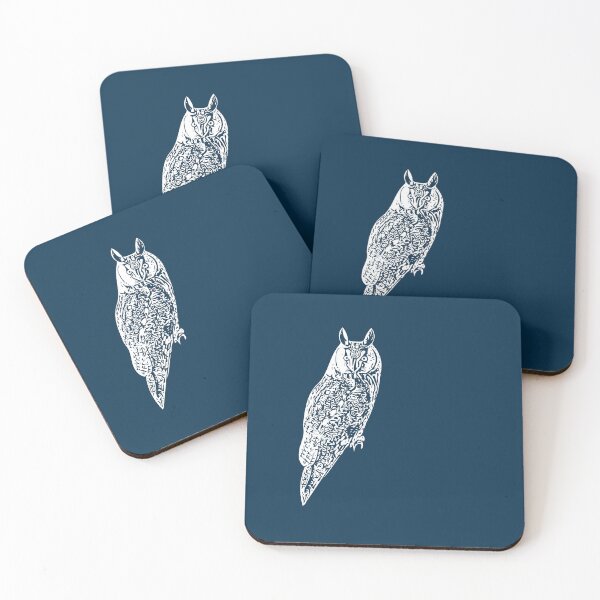 Item preview, Long Eared Owl White Design  designed and sold by designsasstultd.