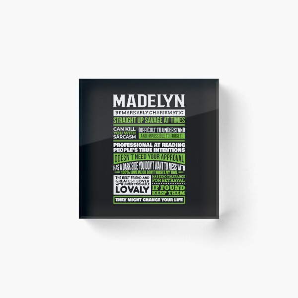 Item preview, Madelyn Girl Name Definition designed and sold by Share-me.