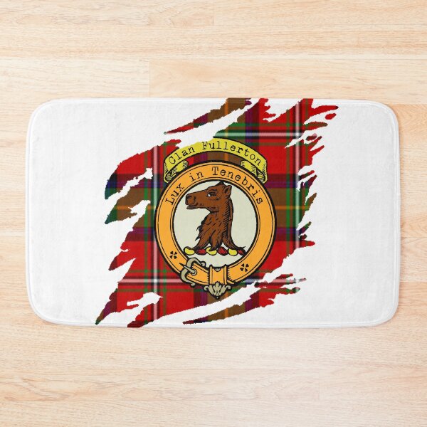 Item preview, Fullerton Crest Scottish Surname Tartan designed and sold by BagTown Clans.