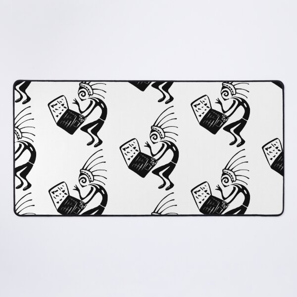 Item preview, Kokopelli laptop black designed and sold by nogamax.