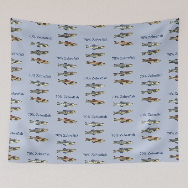 Item preview, 70 % Zebrafish. Funny Fish And Human DNA Similarity designed and sold by Rebel-Design.