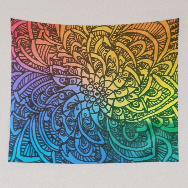 Item preview, Rainbow Doodle designed and sold by MyTshirtArt.