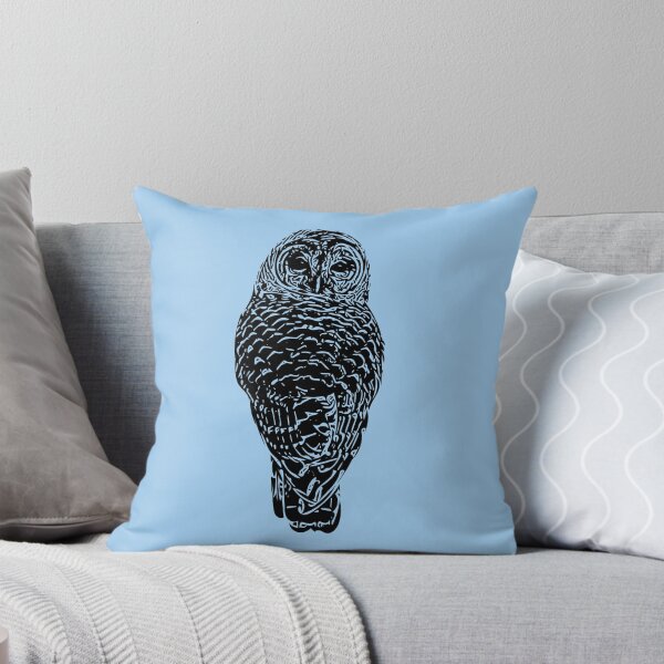 Item preview, Barred Owl Black Design  designed and sold by designsasstultd.