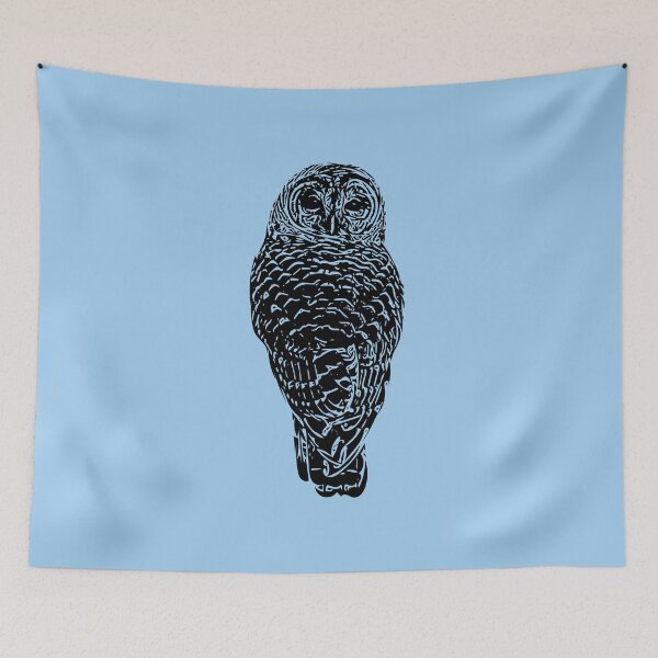 Item preview, Barred Owl Black Design  designed and sold by designsasstultd.